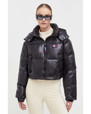 Tommy Jeans kurtka puchowa damska kolor czarny zimowa DW0DW16572