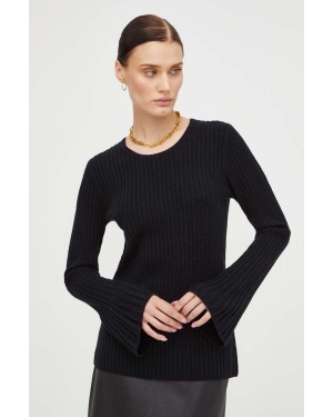 By Malene Birger sweter wełniany damski kolor czarny