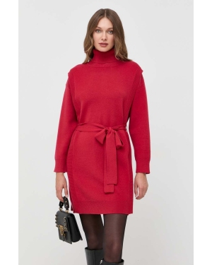 Silvian Heach sukienka kolor czerwony mini oversize
