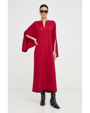 By Malene Birger sukienka kolor czerwony midi oversize