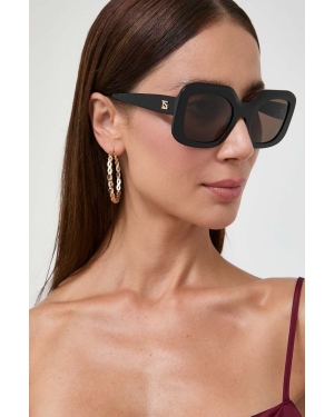 Luisa Spagnoli okulary przeciwsłoneczne damskie kolor czarny