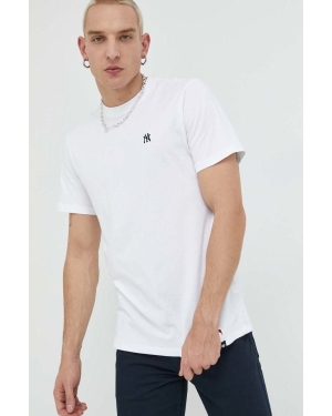 47brand t-shirt bawełniany MLB New York Yankees kolor biały z aplikacją BB017TEMBRT564977WW
