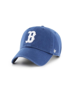 47brand czapka z daszkiem bawełniana MLB Boston Red Sox kolor granatowy z aplikacją