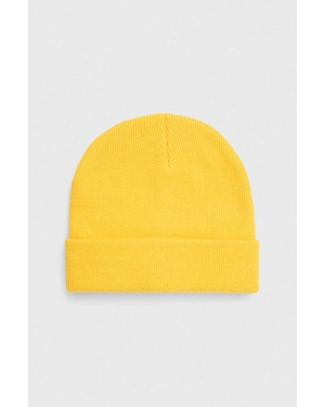 Answear Lab czapka kolor żółty