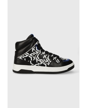 Karl Lagerfeld Jeans sneakersy skórzane KREW kolor czarny KLJ53043