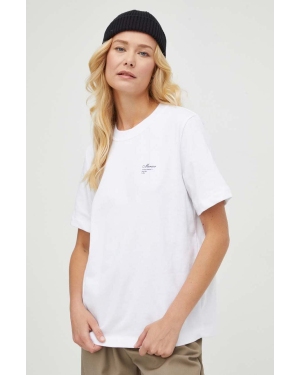Mercer Amsterdam t-shirt bawełniany kolor biały