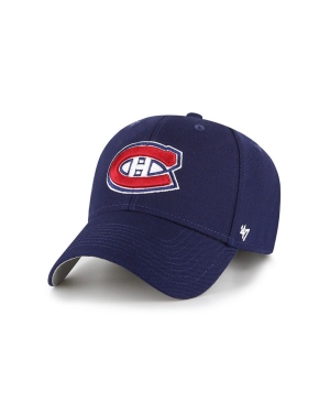 47brand Czapka NHL Montreal Canadiens kolor granatowy z aplikacją H-MVP10WBV-LND