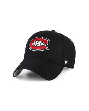 47brand Czapka NHL Montreal Canadiens kolor czarny z aplikacją H-MVP10WBV-BKD