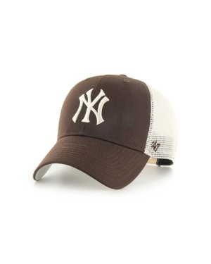 47brand czapka z daszkiem MLB New York Yankees kolor brązowy z aplikacją B-BRANS17CTP-BWC