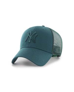 47brand czapka z daszkiem MLB New York Yankees kolor turkusowy z aplikacją
