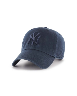48brand czapka z daszkiem bawełniana MLB New York Yankees kolor granatowy z aplikacją B-RGW17GWSNL-NYC
