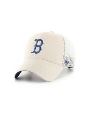 47brand czapka z daszkiem MLB Boston Red Sox kolor beżowy z aplikacją