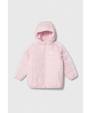 adidas kurtka dziecięca kolor różowy
