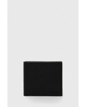 Barbour portfel skórzany męski kolor czarny