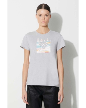 Columbia t-shirt sportowy Sun Trek kolor szary
