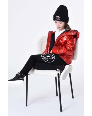 Karl Lagerfeld kurtka dziecięca kolor czerwony