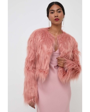 Pinko kurtka damska kolor różowy przejściowa 101742.A152