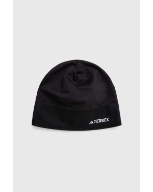 adidas TERREX czapka kolor czarny z cienkiej dzianiny
