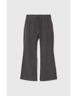 Abercrombie & Fitch spodnie dresowe dziecięce kolor szary gładkie