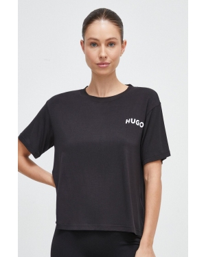 HUGO t-shirt lounge kolor czarny 50490707
