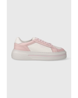 Copenhagen sneakersy skórzane kolor różowy CPH181