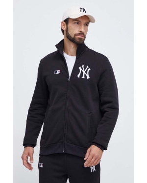47brand bluza MLB New York Yankees męska kolor czarny z aplikacją