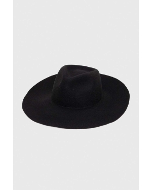 MAX&Co. kapelusz wełniany x Anna Dello Russo kolor czarny wełniany