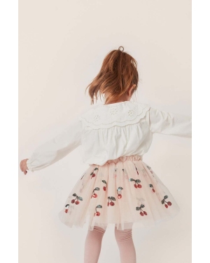 Konges Sløjd spódnica dziecięca kolor różowy mini rozkloszowana
