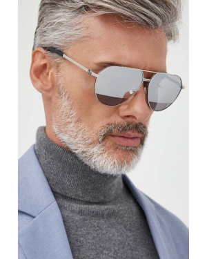 Philipp Plein okulary przeciwsłoneczne męskie kolor czarny