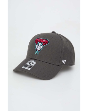 47brand czapka z daszkiem MLB Arizona Diamondbacks kolor szary z aplikacją