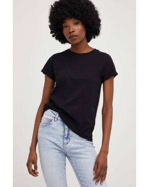 Answear Lab t-shirt bawełniany 2-pack kolor czarny
