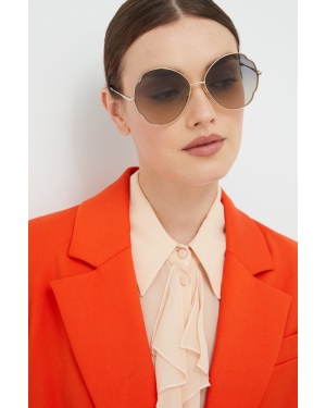 Chloé okulary przeciwsłoneczne damskie kolor szary