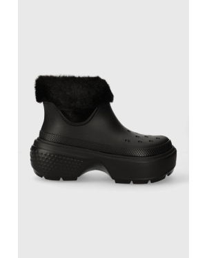 Crocs śniegowce Stomp Lined Boot kolor czarny 208718