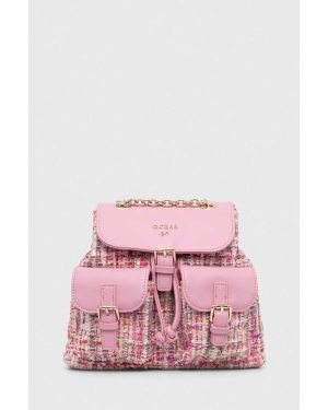 Guess plecak Girl kolor różowy mały wzorzysty