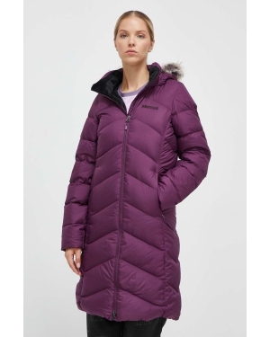 Marmot kurtka puchowa Montreaux damska kolor fioletowy zimowa