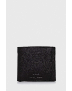 Polo Ralph Lauren portfel skórzany męski kolor czarny