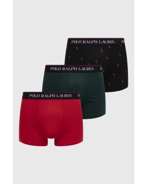 Polo Ralph Lauren bokserki 3-pack męskie kolor czarny