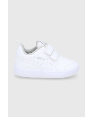 Puma buty dziecięce Courtflex 371544. kolor biały