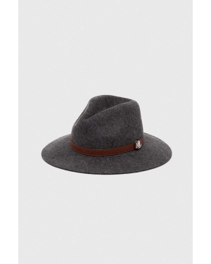 Lauren Ralph Lauren kapelusz wełniany kolor szary wełniany