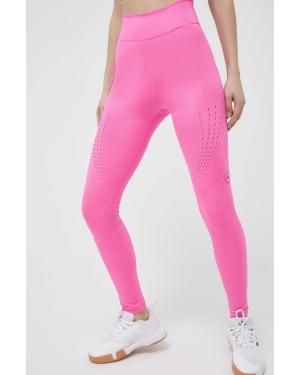 adidas by Stella McCartney legginsy treningowe Truepurpose kolor różowy gładkie