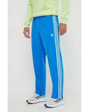 adidas Originals spodnie dresowe kolor niebieski z aplikacją IJ7056