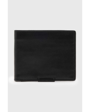 AllSaints portfel skórzany MV507Z ATTAIN CARDHOLDER męski kolor czarny