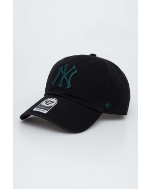 47brand czapka z daszkiem MLB New York Yankees kolor czarny z aplikacją