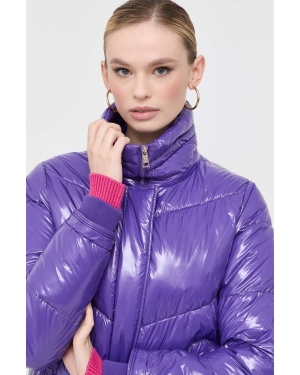 Liu Jo kurtka damska kolor fioletowy zimowa