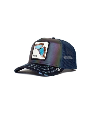 Goorin Bros czapka z daszkiem kolor niebieski z aplikacją