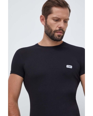 Emporio Armani Underwear t-shirt lounge kolor czarny gładki