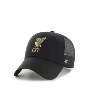 47brand czapka z daszkiem EPL Liverpool FC kolor czarny z aplikacją