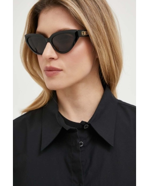 Balenciaga okulary przeciwsłoneczne BB0270S damskie kolor czarny