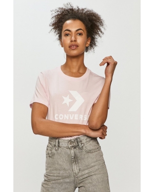 Converse T-shirt kolor różowy