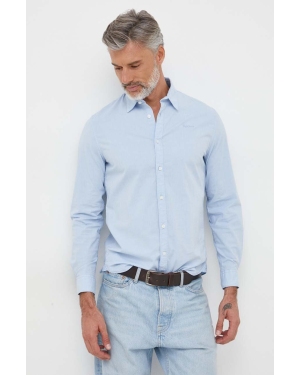 Pepe Jeans koszula Coventry męska kolor niebieski slim z kołnierzykiem klasycznym